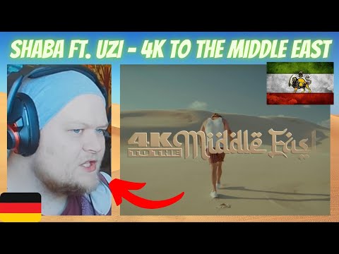 💚🤍❤️ 4K to the Middle East - Shaba ft. Uzi | GERMAN Rapper reacts