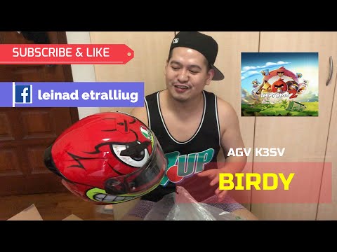 birdy agv k3sv helmet