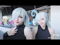 Sexy Girls In Anime Clothes At The Exhibition