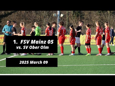 Highlights Football U17 1. FSV Mainz 05 vs SV Ober Olm 2025 Mar 09