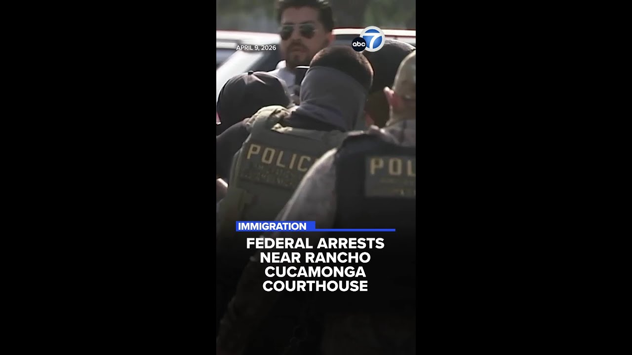 Federal arrests near SoCal courthouse caught on video