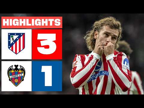 ATLÉTICO DE MADRID 3 - 1 LEVANTE UD | HIGHLIGHTS LALIGA EA SPORTS