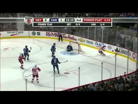 Vancouver Canucks vs Detroit Red Wings Highlights 1/8/11