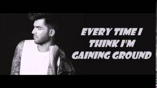 Adam Lambert Things I Didn&#39;t Say Lyrics