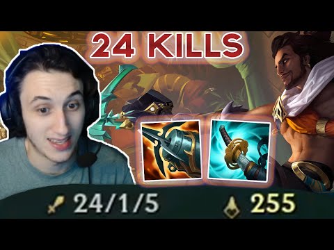 24 KILLS In MASTER!  - Toplane Akshan