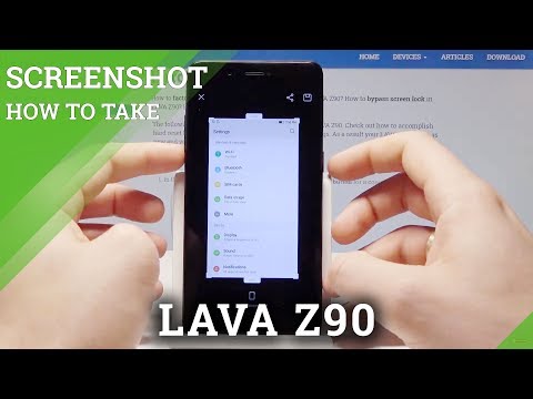 How to Take Screenshot in LAVA Z90 - Capture & Save Screen