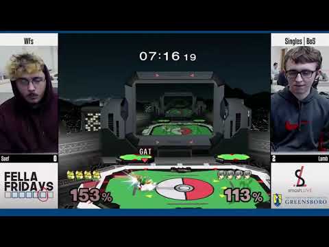 Fella Fridays #16 Lamb (Marth) Vs Saef (Fox) -  WFs