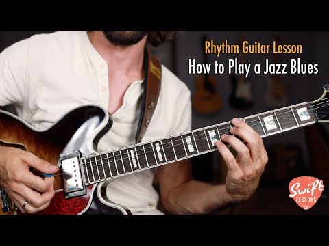 How to Play a Jazz Blues Chord Progression on Guitar