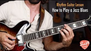 How to Play a Jazz Blues Chord Progression on Guit