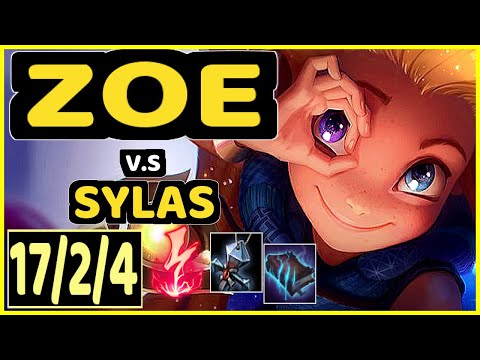 EVROT (ZOE) vs SYLAS - 17/2/4 KDA MID CHALLENGER GAMEPLAY - BR