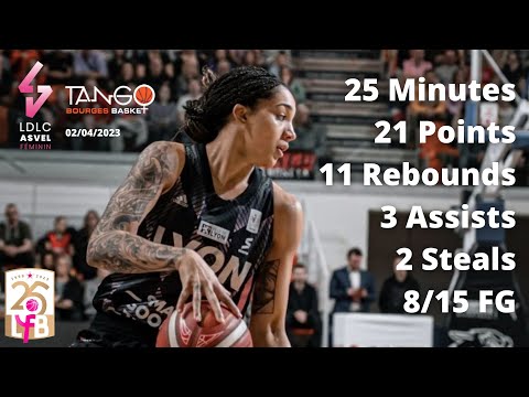 Gabby Williams 21 Points and 11 Rebounds vs Bourges - LFB 2022-23