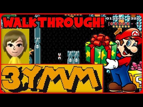 [3YMM] Jr.'s Recycling Labyrinth 🎁 by Aphrodite 🎁 SUPER MARIO MAKER Raw GAMEPLAY