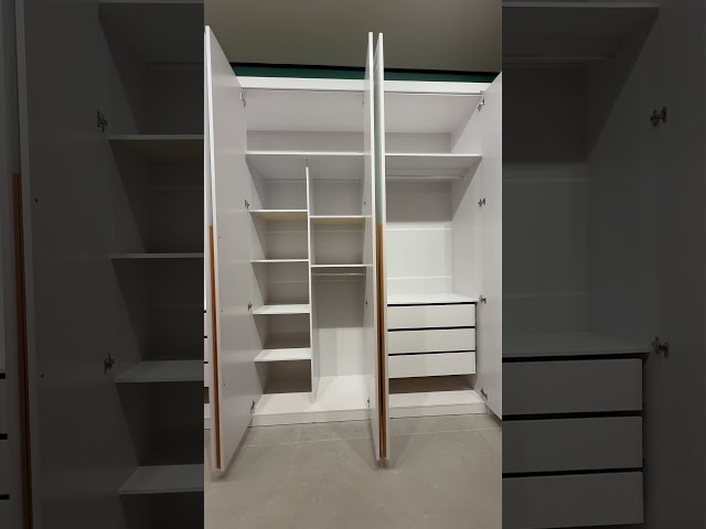 Guarda-Roupa Casal Aura 6 Portas 6 Gavetas com Espelho Branco - Panorama Móveis