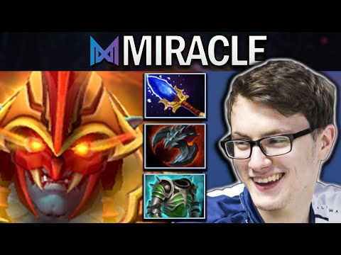 Huskar Dota 2 7.32 Gameplay Nigma.Miracle with 25 Kills and Cuirass #dota2 #dota2gameplay