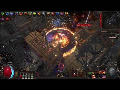 Path of Exile - Righteous Fire Autobomber Inquisitor T16 Map Showcase