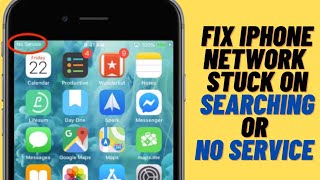 How To Fix iPhone Network Stuck On Searching Or No Service After iOS 14 Update !! 2021