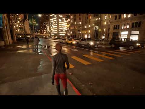 Unreal Engine 5 City Sample Night