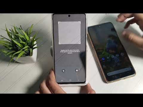 How to connect wifi with QR code in Samsung M53