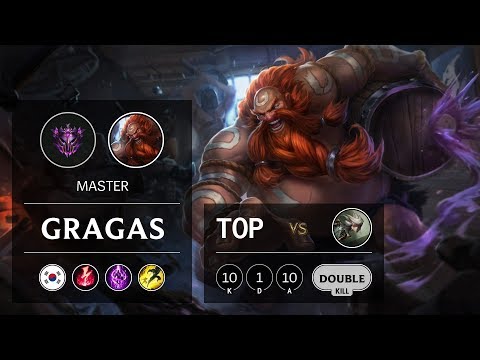 Gragas Top vs Camille - KR Master Patch 9.21