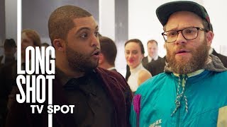 Long Shot (2019 Movie) Official TV Spot “Dope” – Seth Rogen, Charlize Theron