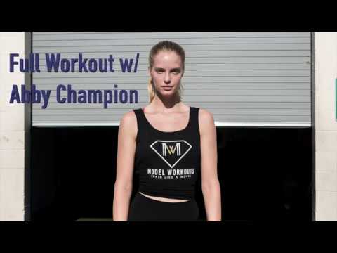 Full body workout w Abby Champion for toning - Bonus workout at the end w Cat Kennedy Model workout