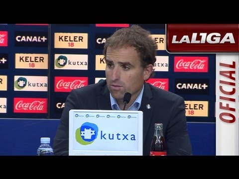 Rueda de Prensa de Jagoba Arrasate tras el Real Sociedad (0-0) Málaga CF  - HD