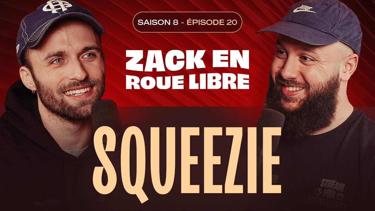 Squeezie, 14 ans d’Histoire sur Internet - Zack en Roue Libre avec Squeezie (S08E20)