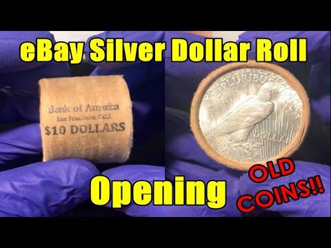 TOOK A CHANCE! - EBAY SILVER DOLLAR ROLL OPENING! - DID WE HIT THE MOTHERLODE $$$