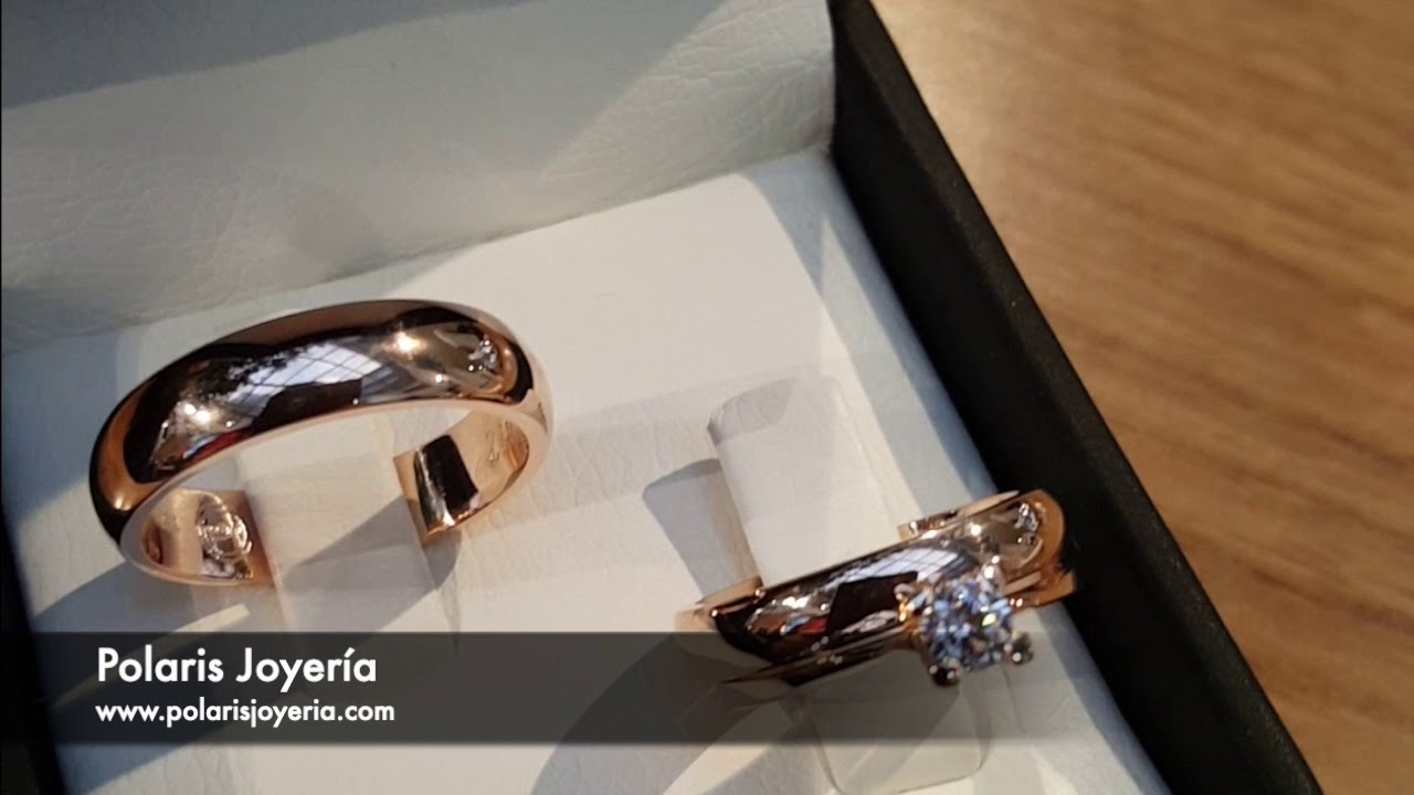 Watch Argollas de matrimonio oro rosado de 18k Now Argollas de matrimonio oro rosado de 18k