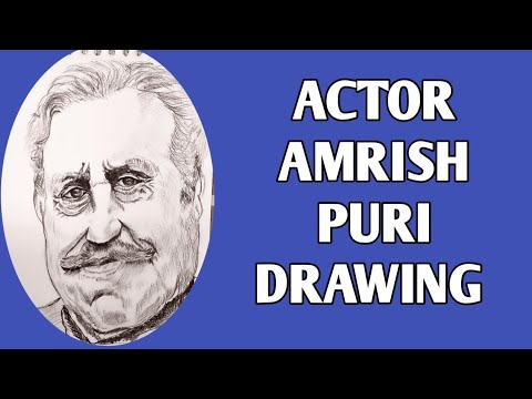 How to Draw Amrish Puri