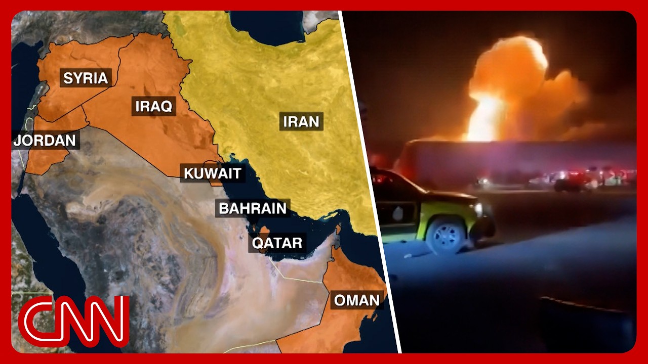 Iran attacks Kuwait, Qatar & more as US strikes Iran bridges