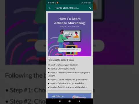 Affiliate Marketing Tutorials Video