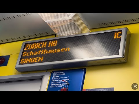 IC Mitfahrt von Zürich nach Schaffhausen (03.11.2022)