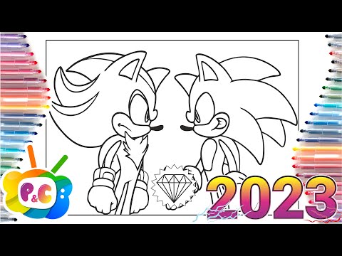 Sonic vs Shadow Coloring Pages/Sonic 3 Predictions/ Cartoon - On&On (feat. Daniel Levi)[NCS Release]