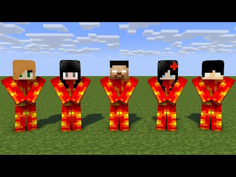 MONSTER SCHOOL : WALKER DANCE MEME FIRE HEROBRINE FAMILY - MINECRAFT ANIMATION