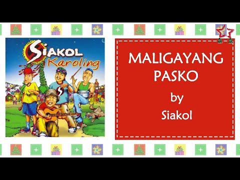 MALIGAYANG PASKO - Siakol (Lyric Video) OPM Christmas