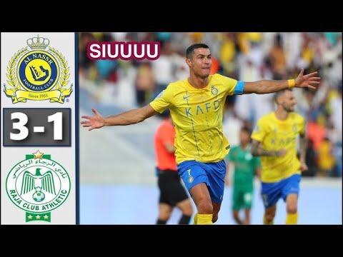Ronaldo scores!! Raja Casablanca 1-3 Al Nassr Highlights | Arab Club Champions Cup semifinals 2023