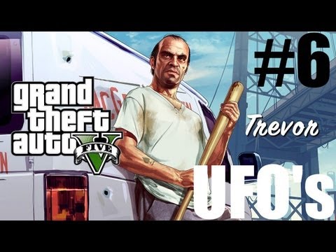 Grand Theft Auto V - Free Roaming Walkthrough - Part 6 - Finding A UFO, Trevor Runs a Triathlon