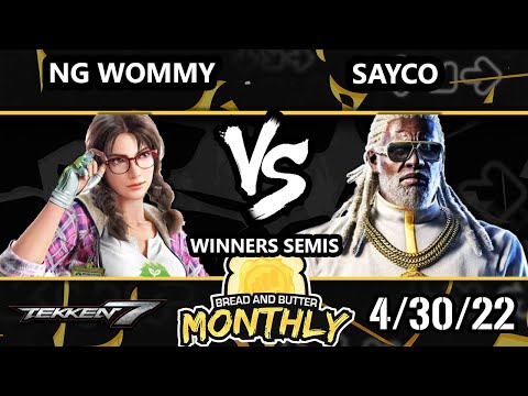 Bread and Butter 27 Winners Semis - NG-Wommy (Julia) Vs. Sayco (Leroy) Tekken 7