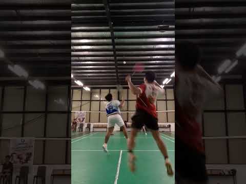 A 3rd Game Win Alfred/Tiffany vs ERMS Eastside badminton court 