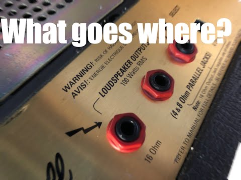 How to Connect a Valve amp to a Cabinet