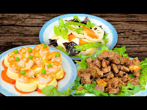 晚餐用心搭配有荤有素,孜然羊肉好吃还不容易上火