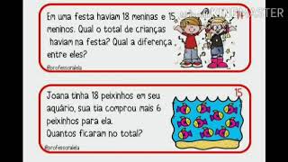 Problemas de adição e subtração- 2o ano- Tia Danny