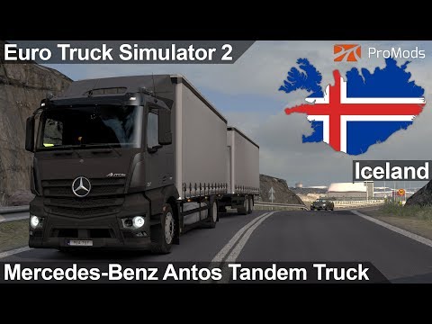 ETS2 1.28 | Driving in ICELAND | ProMods 2.20 | Mercedes-Benz Antos Tandem | Logitech G29
