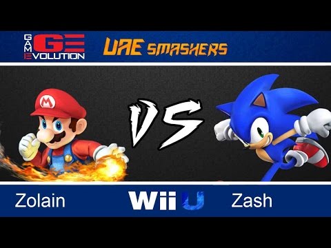 Game Evolution 2015 SSB4: Zash (Sonic) vs Zolain (Mario) - WR2