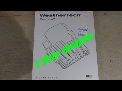 1 year update of the Weathertech floor liners on a 2015 Honda Accord