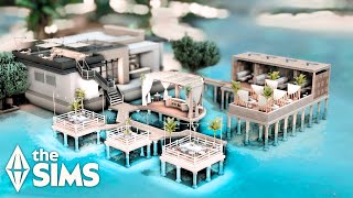 Building My Dream Beach Restaurant in Sulani || The Sims 4 Video (no CC)