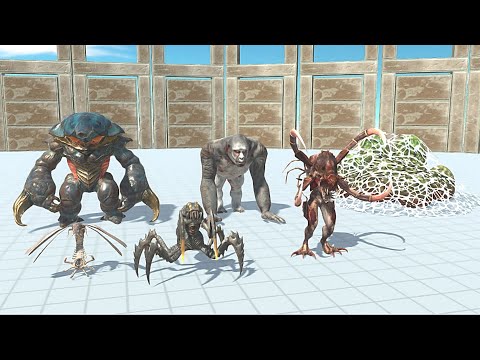 ALIEN WITH OLD GORO VS FACTION - Animal Revolt Battle Simulator