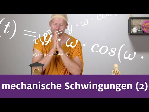 Mechanical Oscillations 2 - Harmonic Oscillation, Linear Force Law, Projection Circular Motion