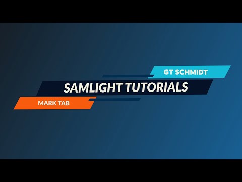 SamLight Training Video: Mark Tab - GT SCHMIDT